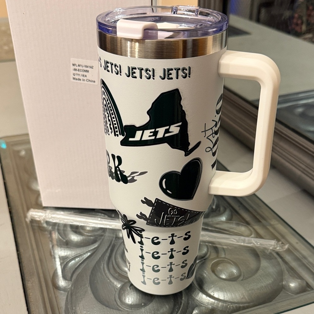 Jets New York Tumbler The Memory Company Officially Licensed Game Day